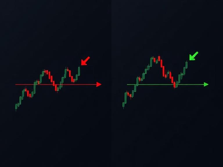 Comparison of repainting vs non-repainting signals